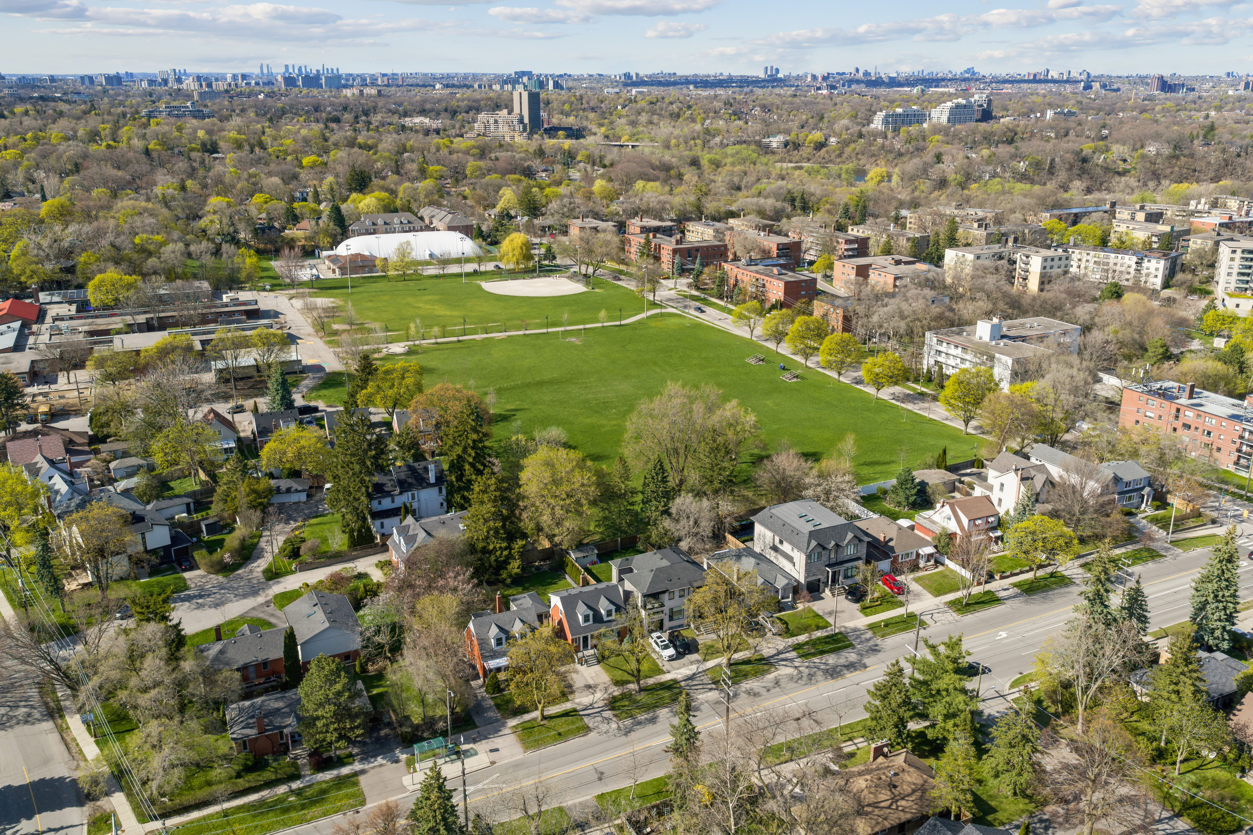 Aerial view over Sunnylea South