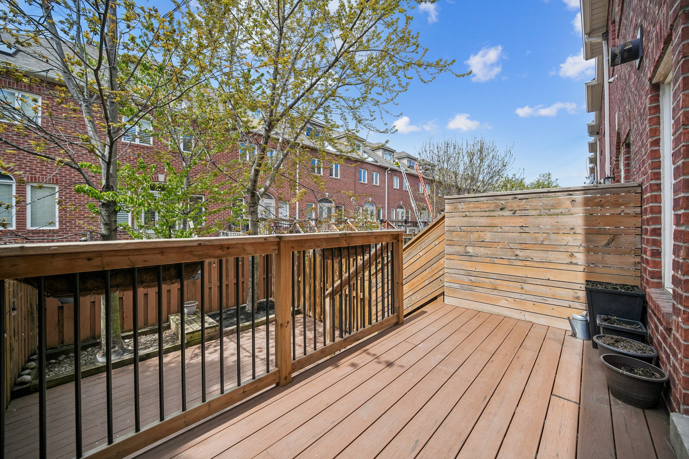 Deck in spring