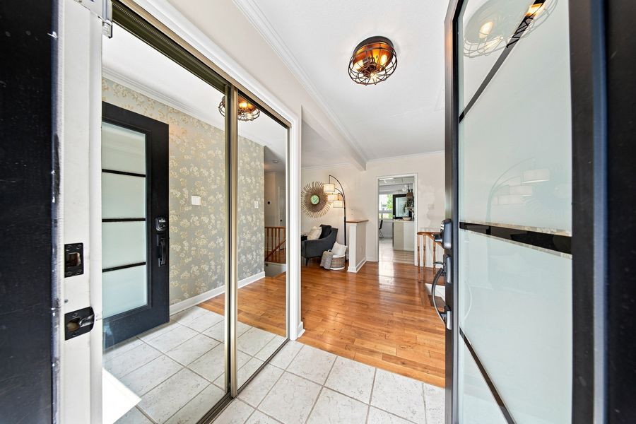 Entry foyer looking into the main floor — 16 Oldham Road