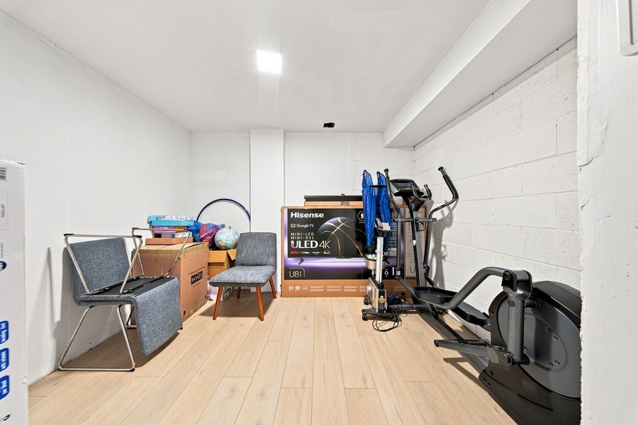 Lower level set up as a gym — 16 Oldham Road