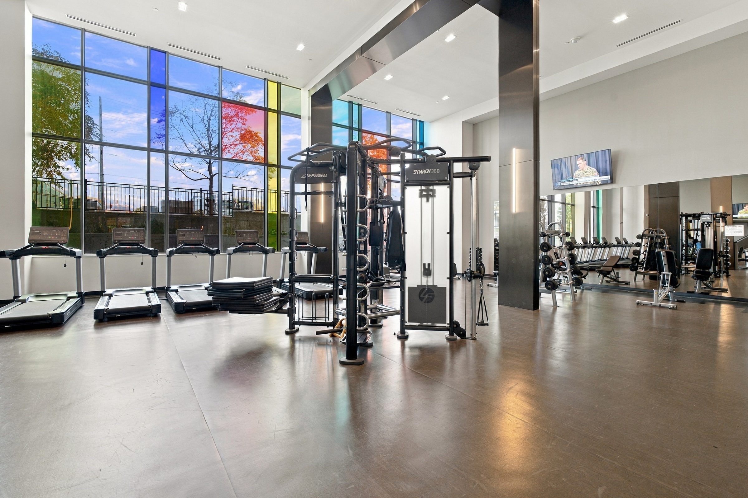 Fitness centre at Pavilia Towers, 38 Gandhi Lane, Markham