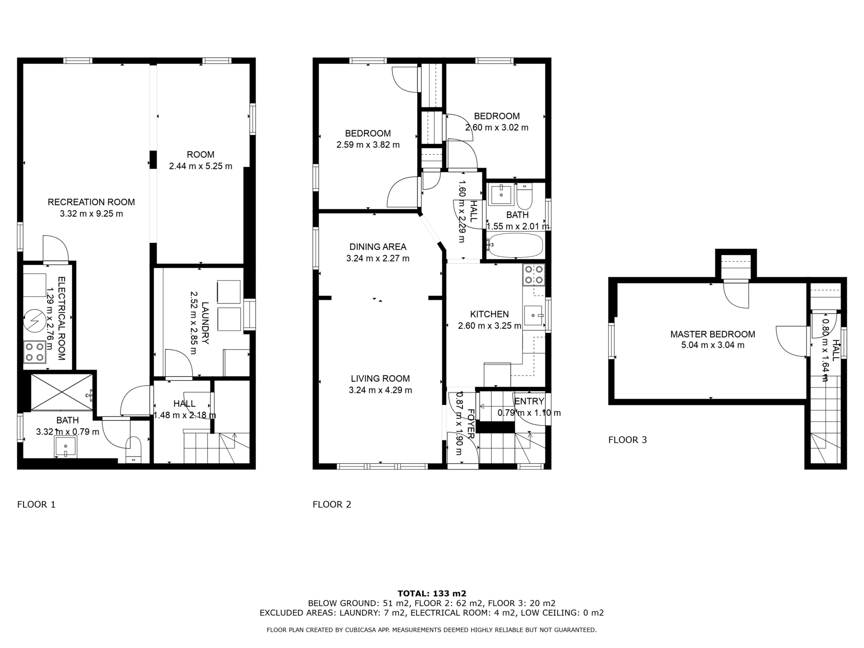 Floor plan with dimensions