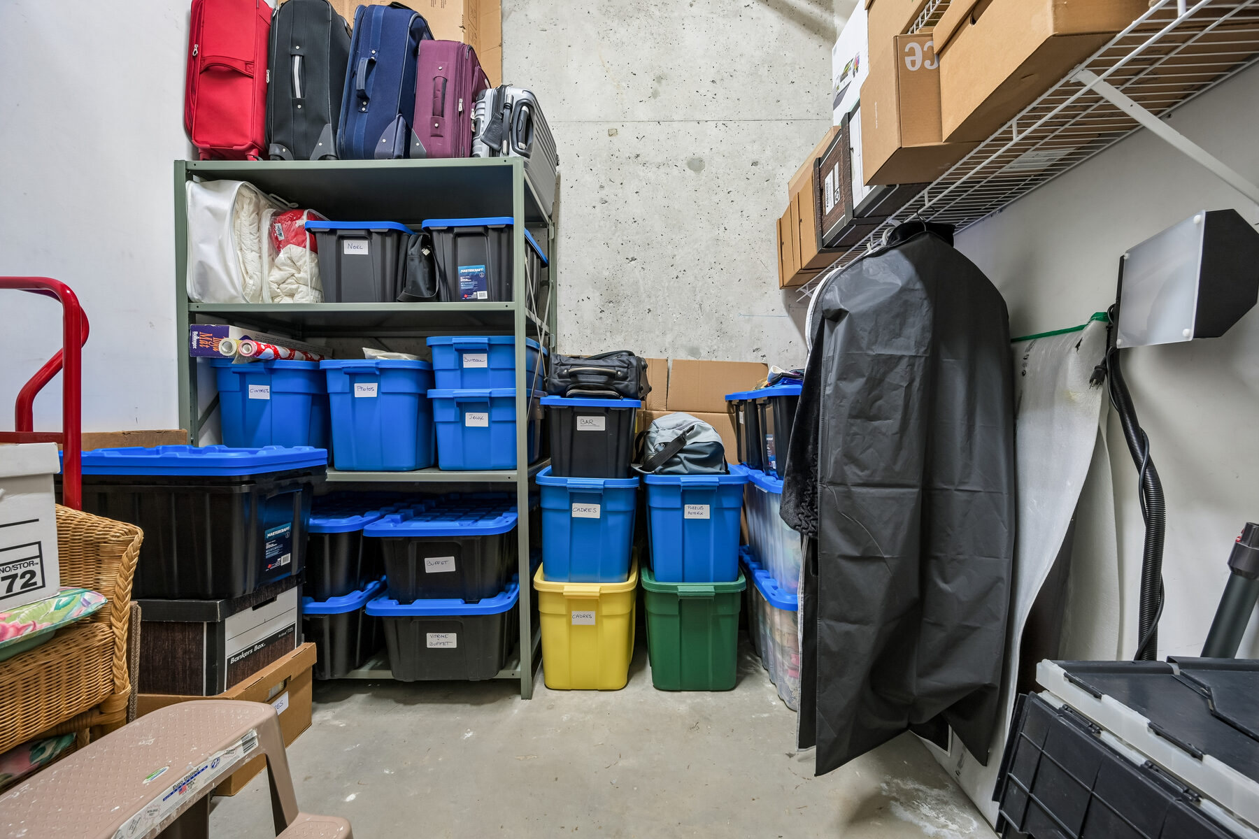 Private locker room