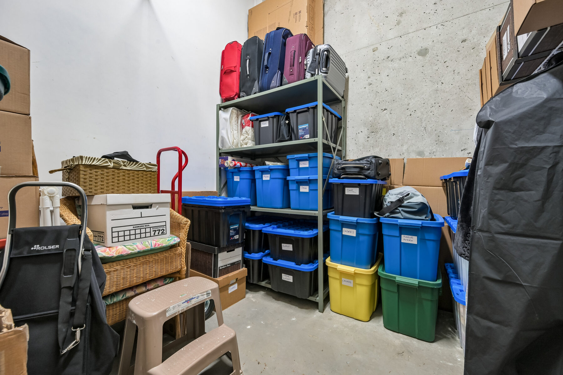 Private storage room