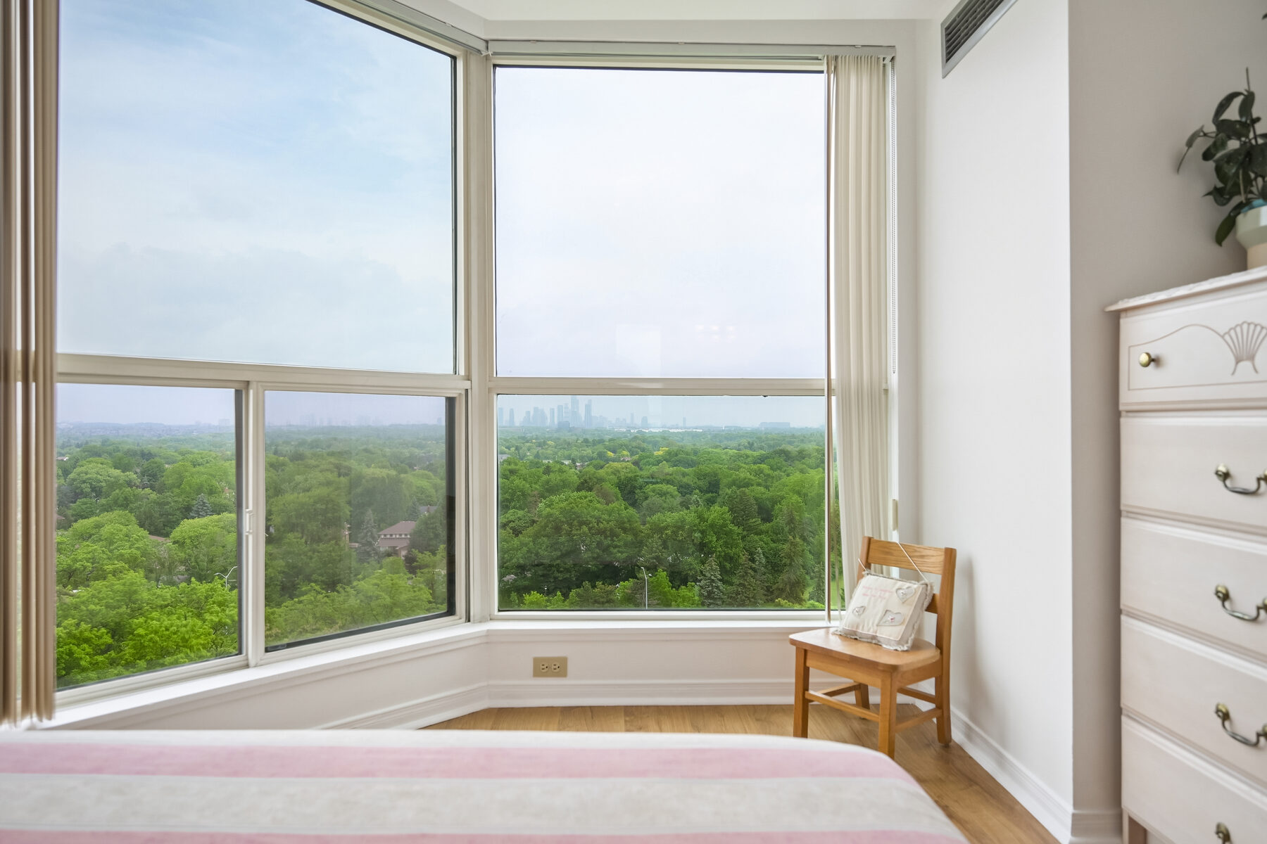 Bay window view