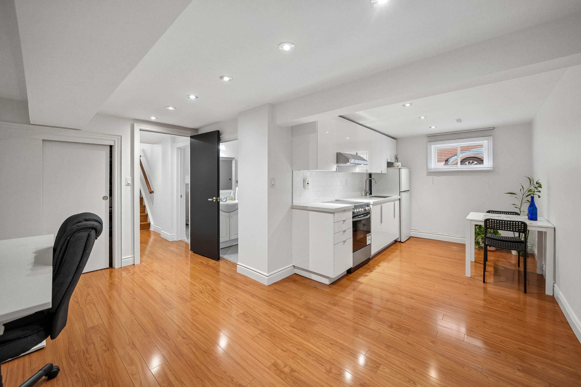 Lower suite living and dining