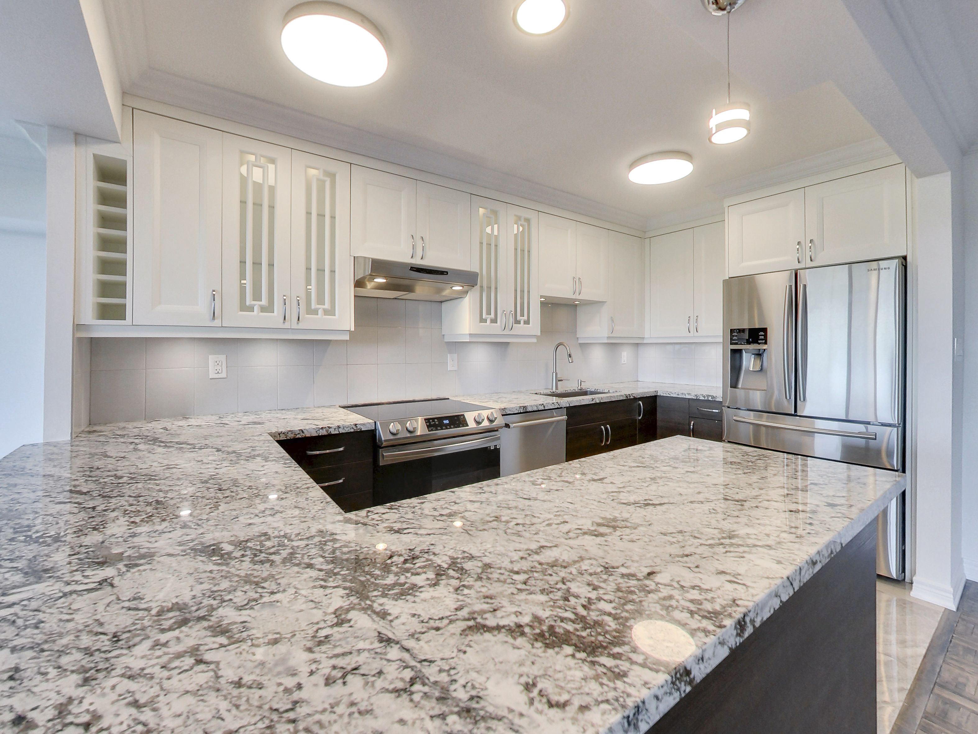 Granite kitchen counter