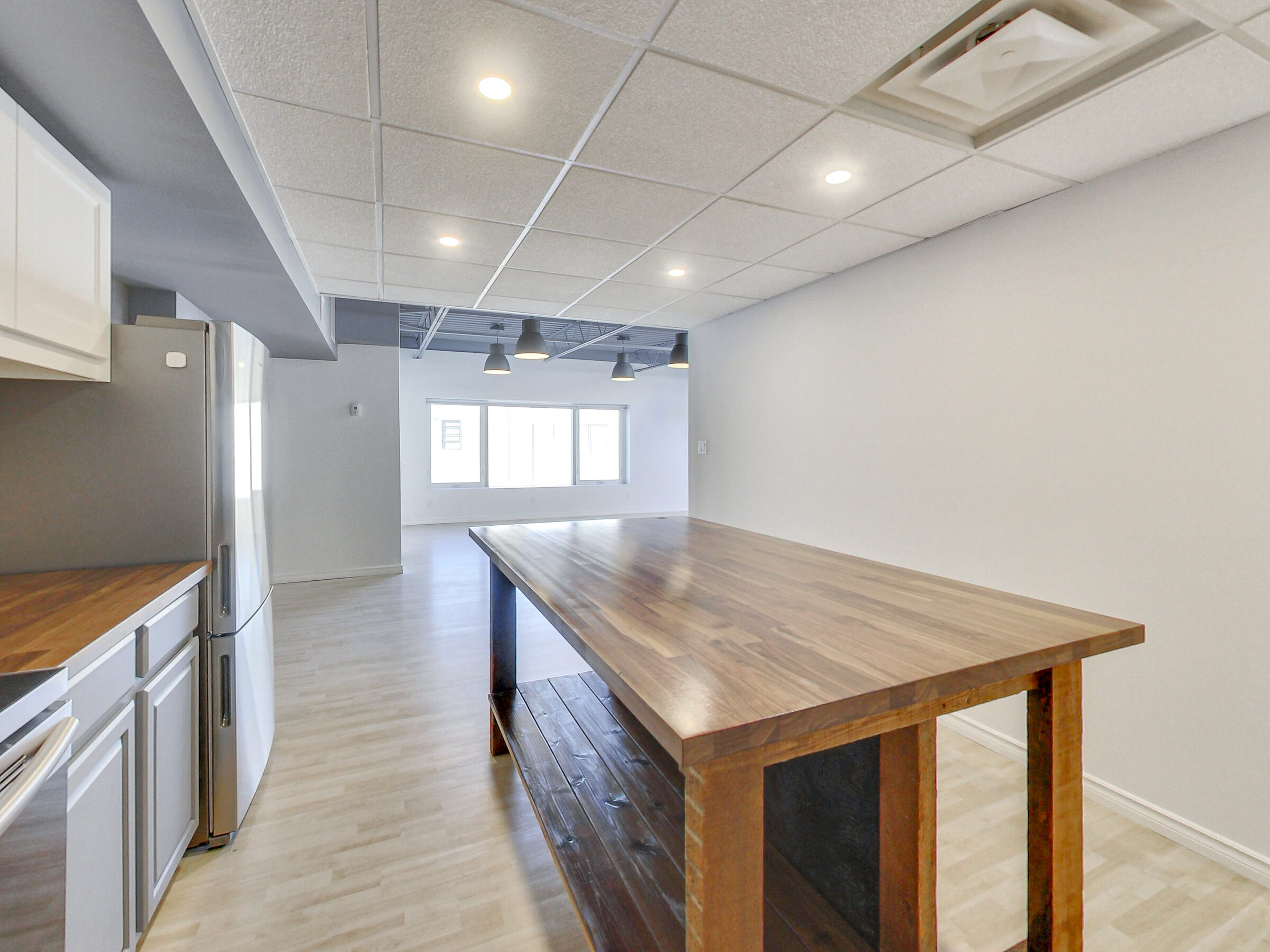 Open-concept living area