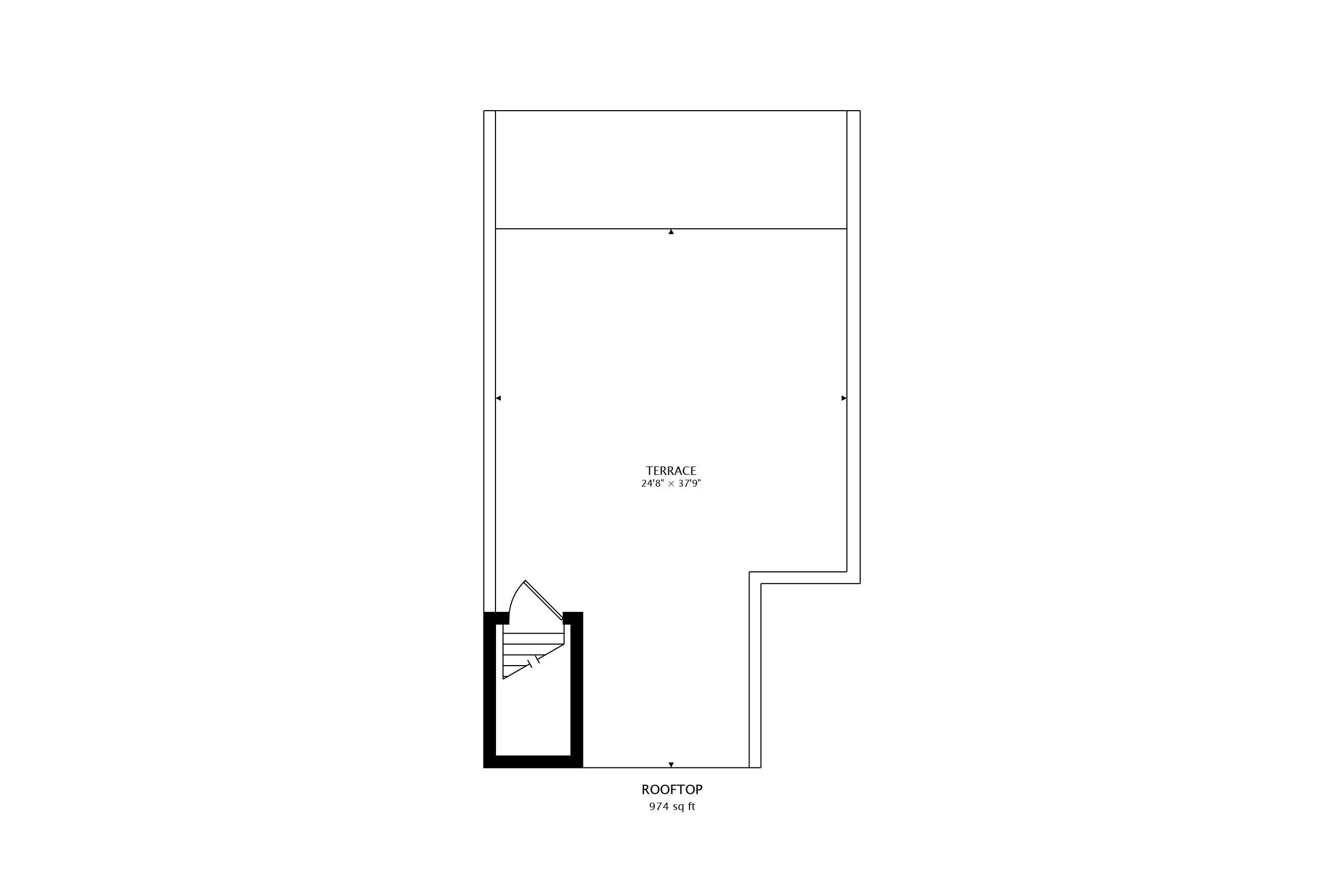 Rooftop deck plan