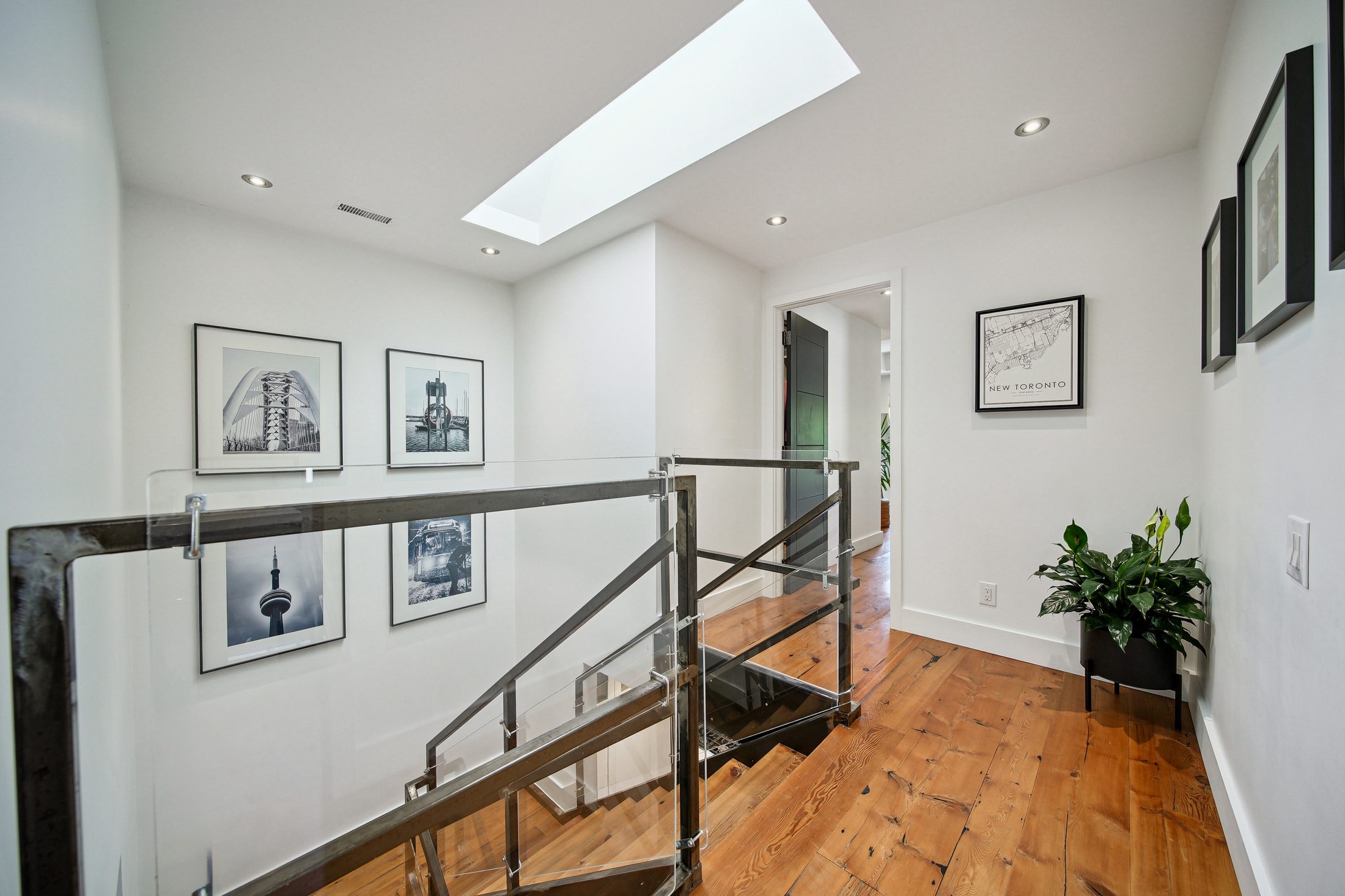 Custom steel staircase