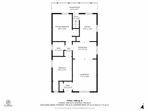 Main floor plan — 44 Yorkview Drive