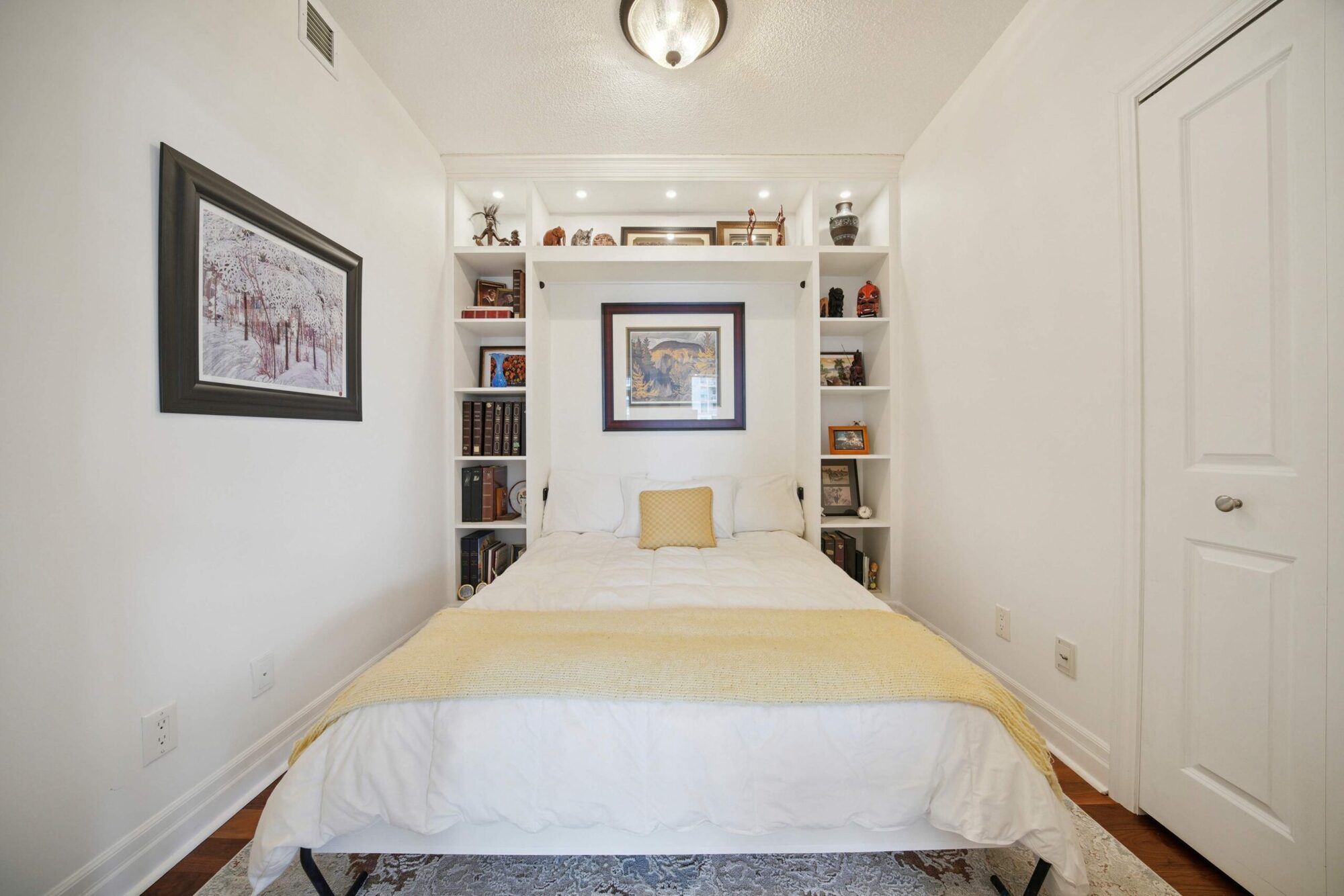 Bedroom with built-ins