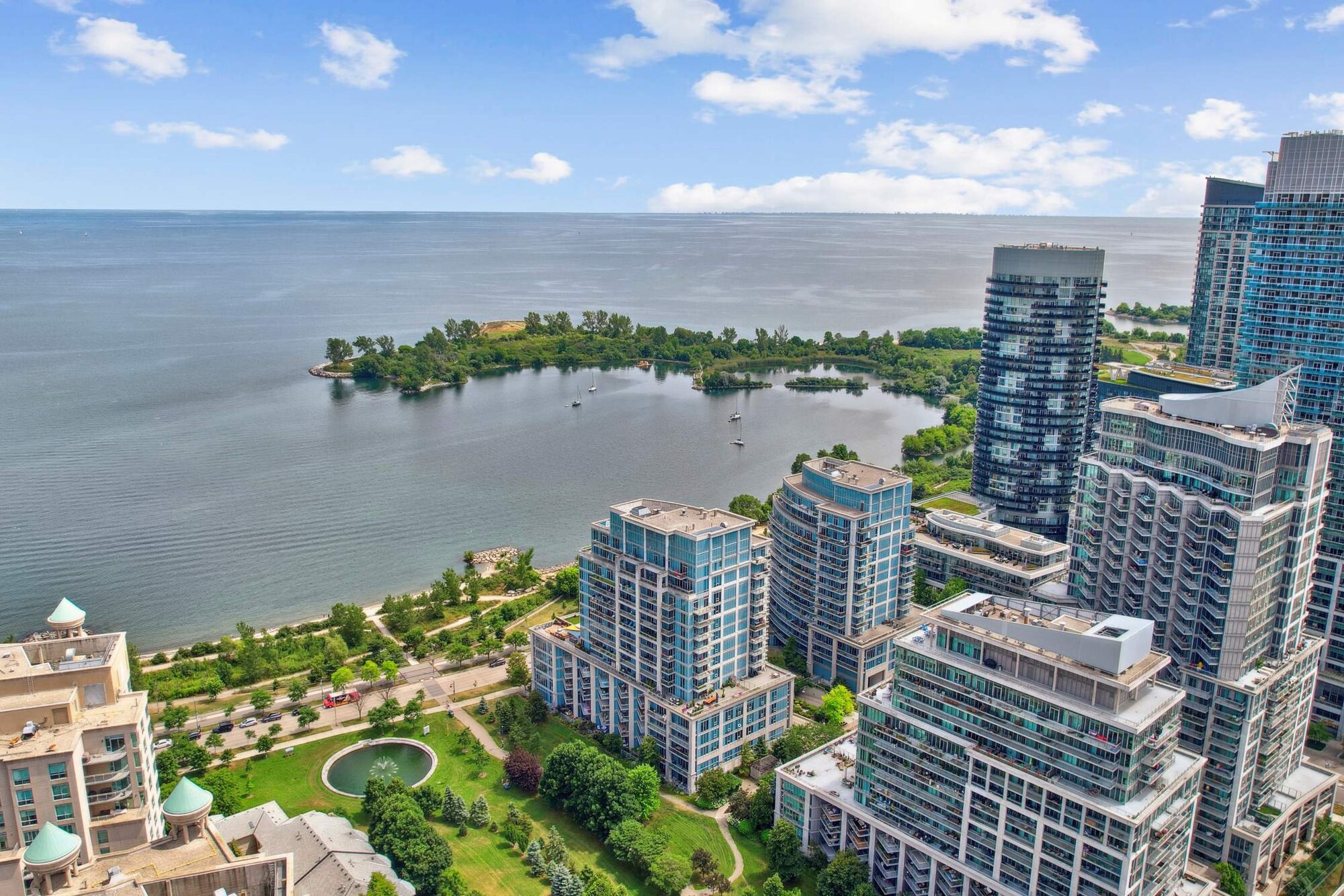 Waterfront towers
