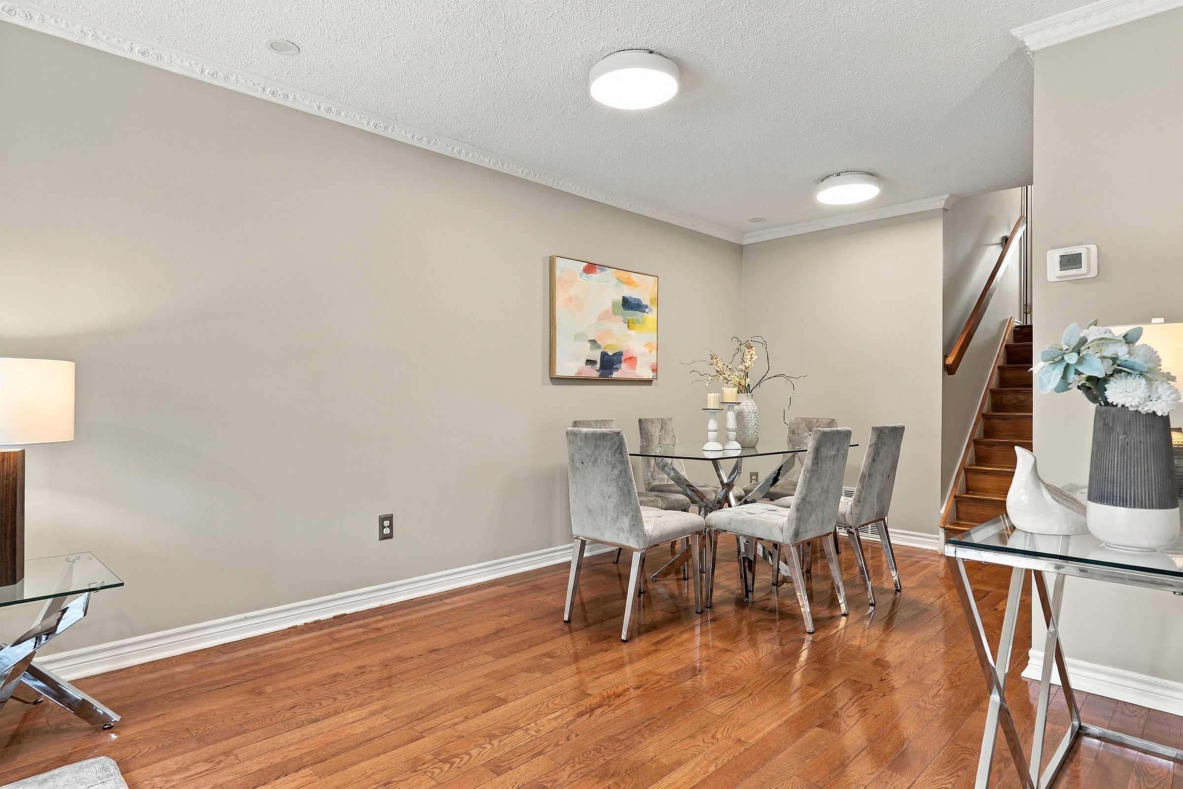 Dining area at 7179 Delmonte Crescent, Mississauga