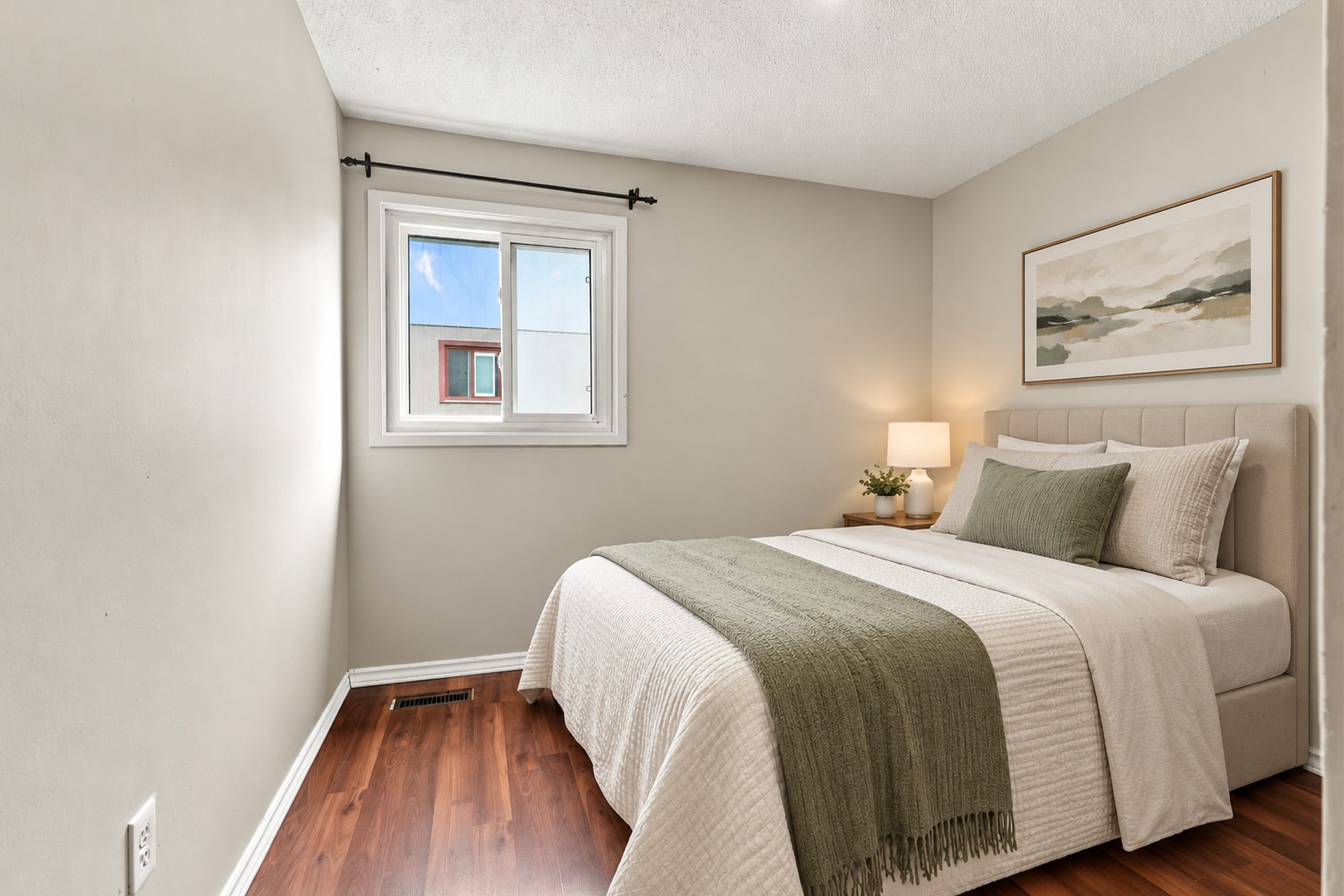 Bedroom at 7179 Delmonte Crescent, Mississauga (virtually staged)