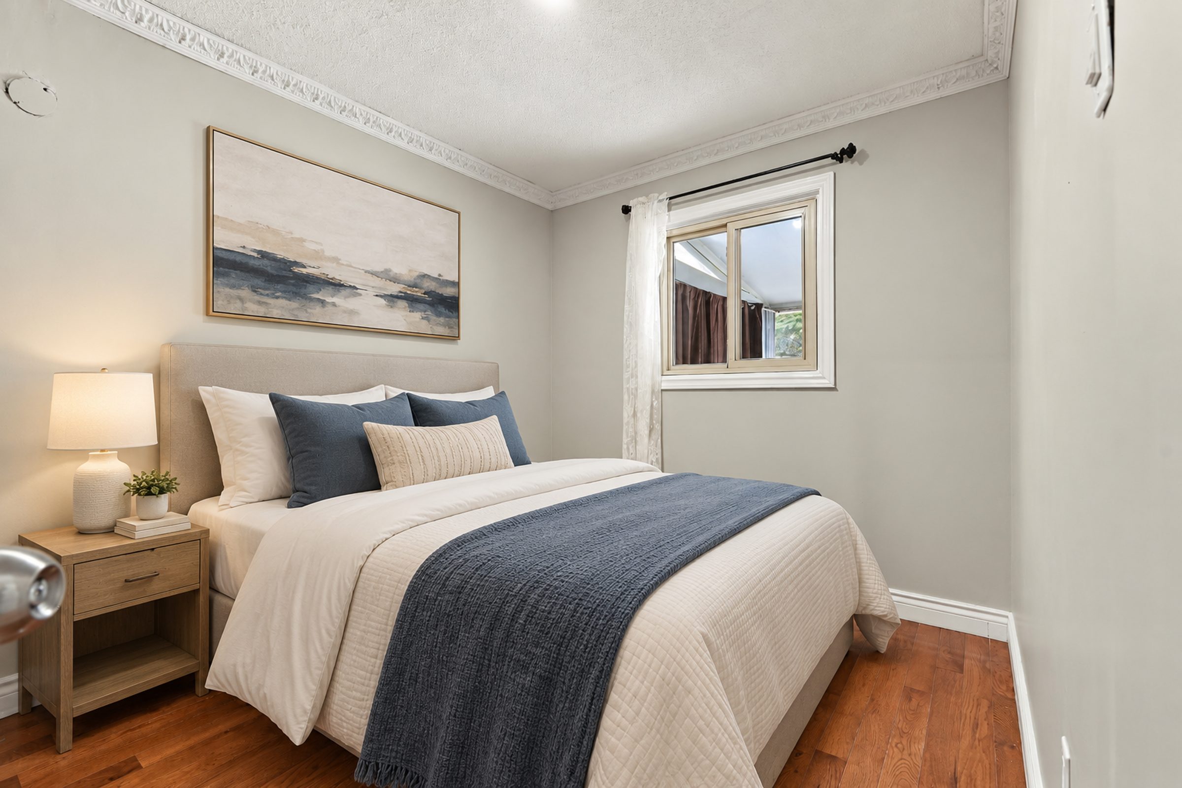 Bedroom at 7179 Delmonte Crescent (virtually staged)