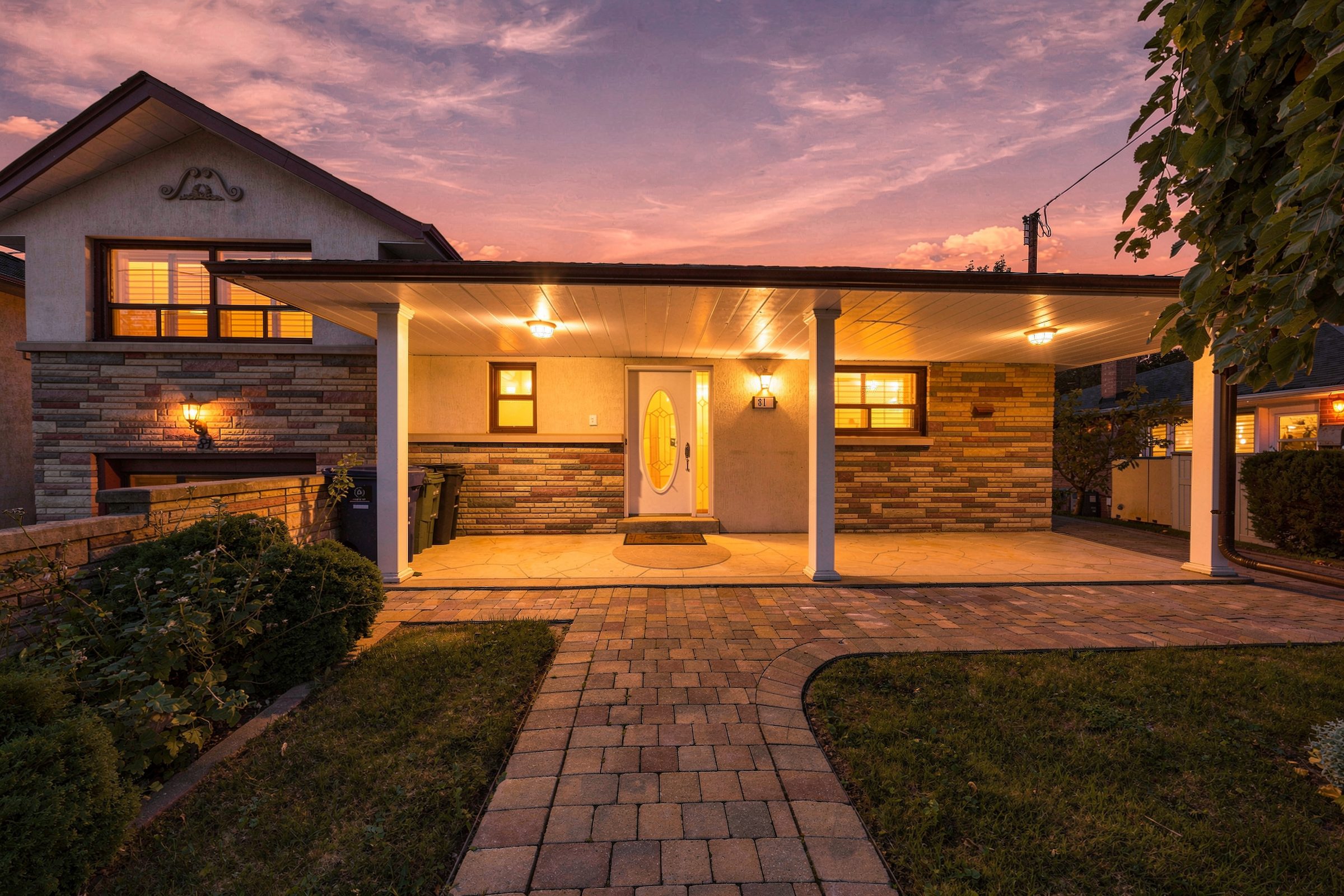 81 Letchworth Crescent at twilight