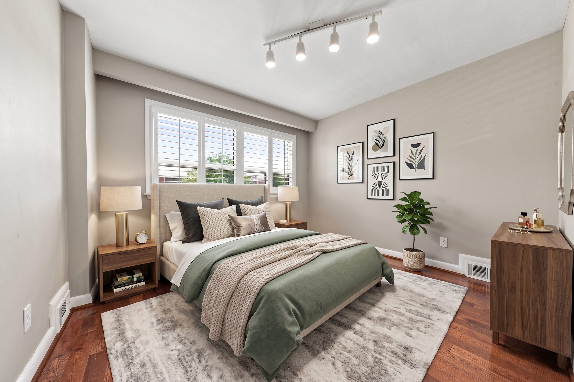 Bedroom — virtually staged