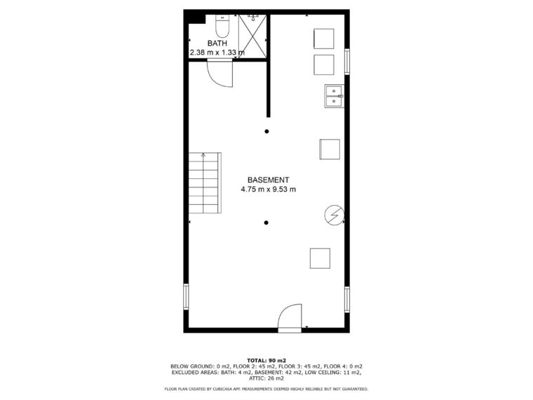 Lower level plan — 83 Barnesdale Avenue North