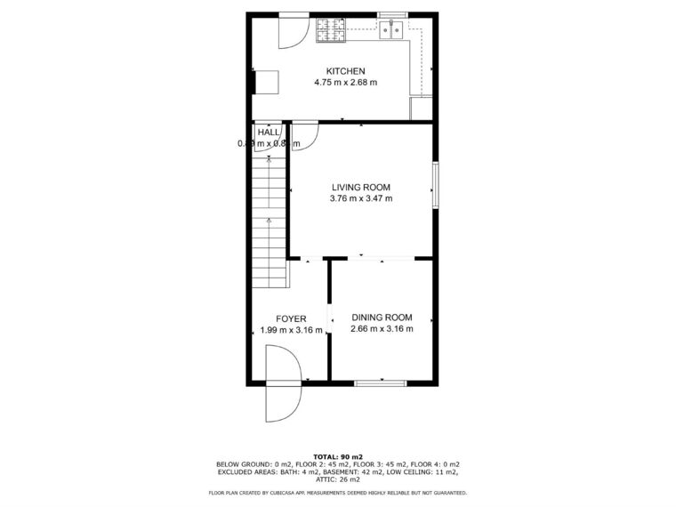 Main floor plan — 83 Barnesdale Avenue North