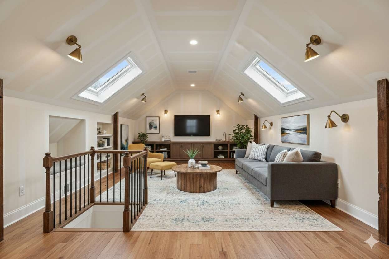 Third-floor loft concept at 83 Barnesdale
