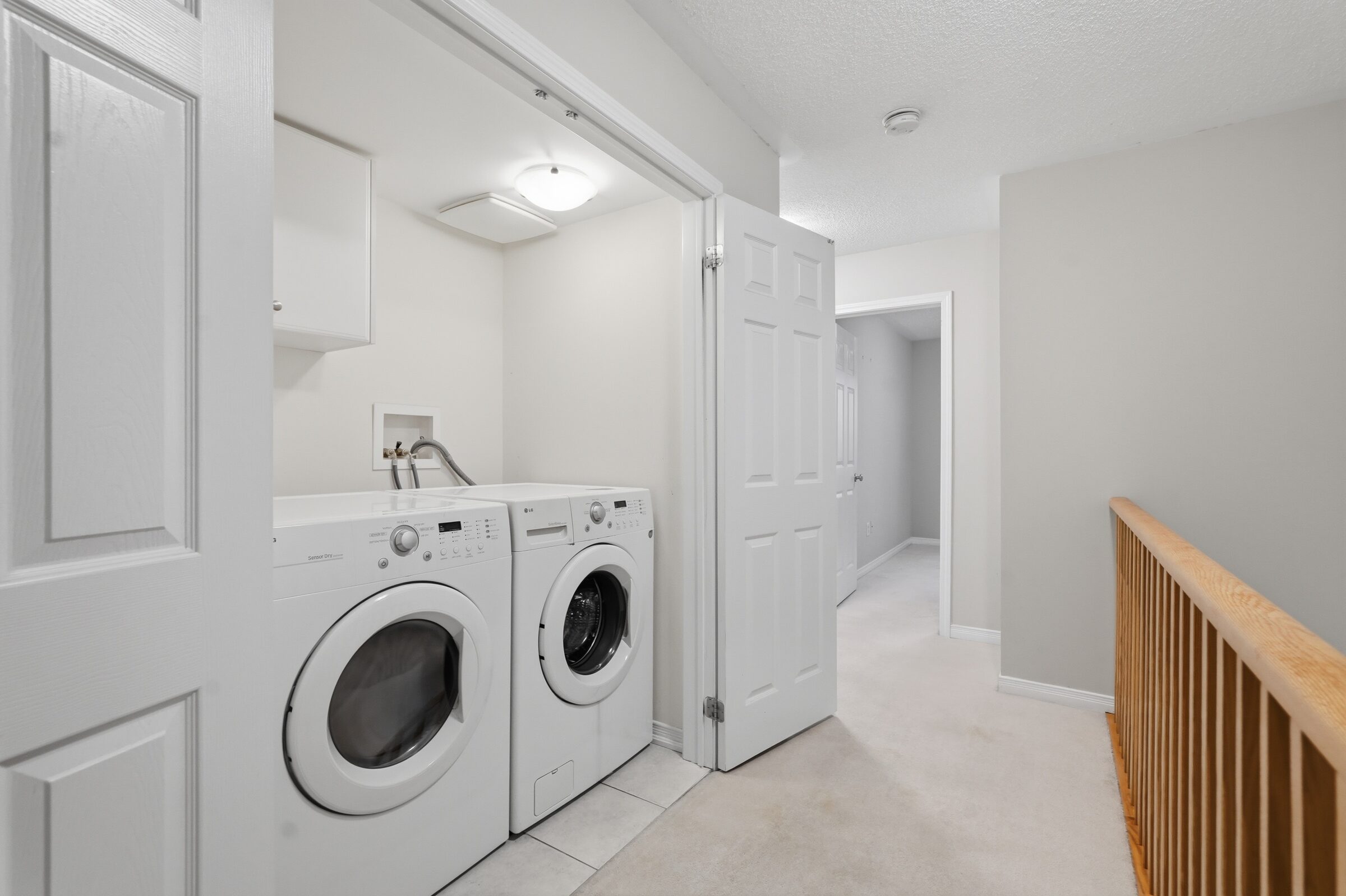 Upper-level laundry